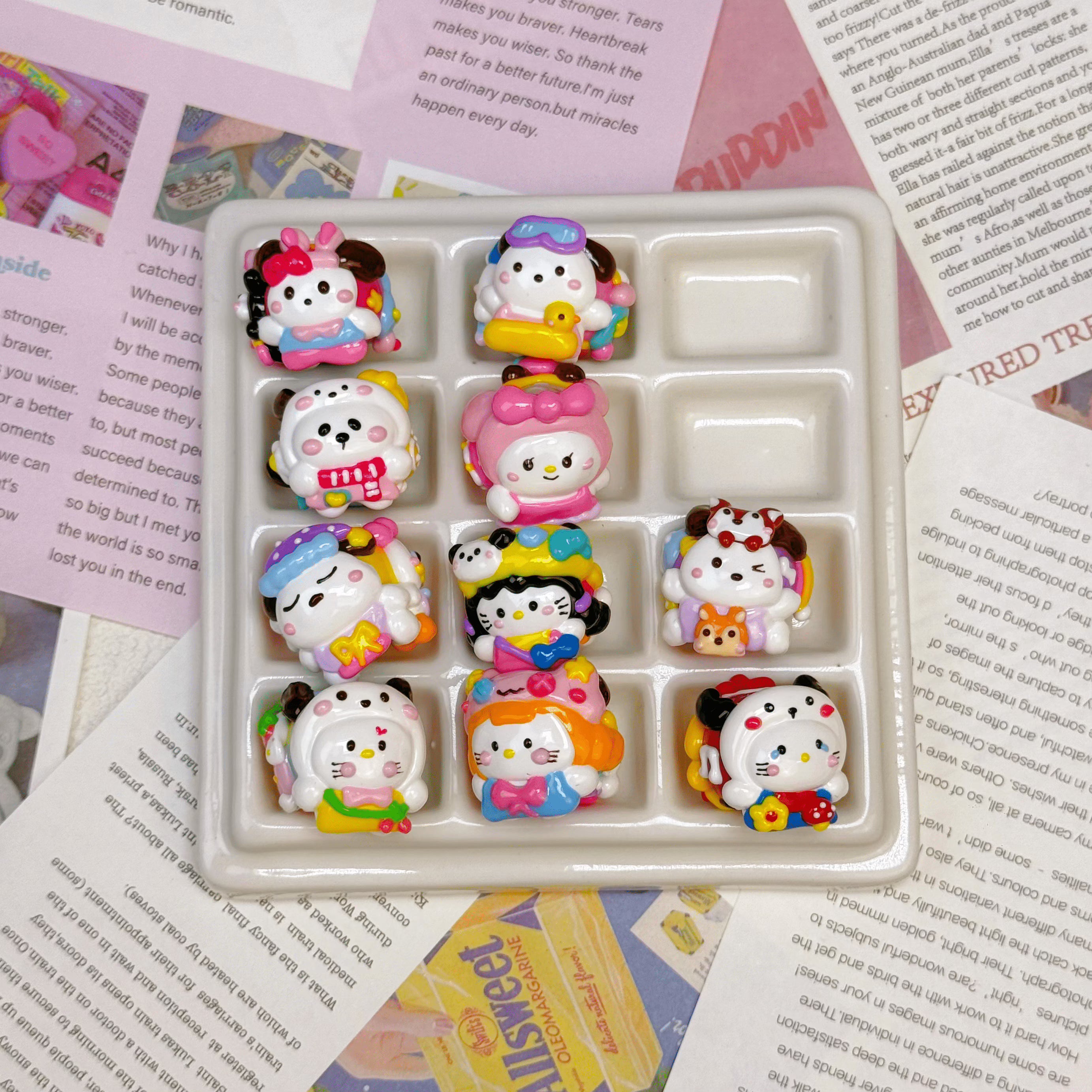 [A1]【Hand-painted beads series】hand-painted beads, character beads, hand-painted dolls