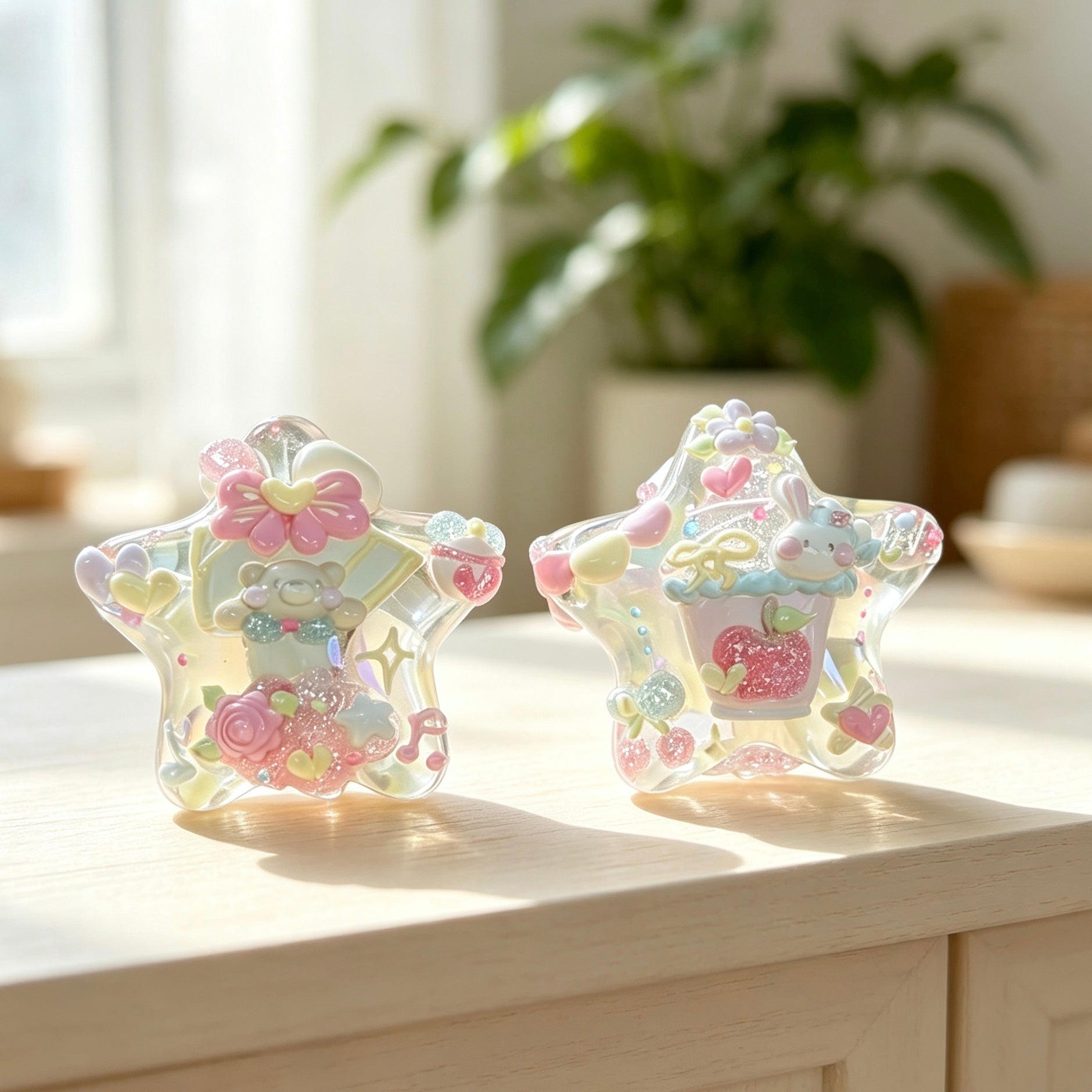 Big Star Pastel Beads