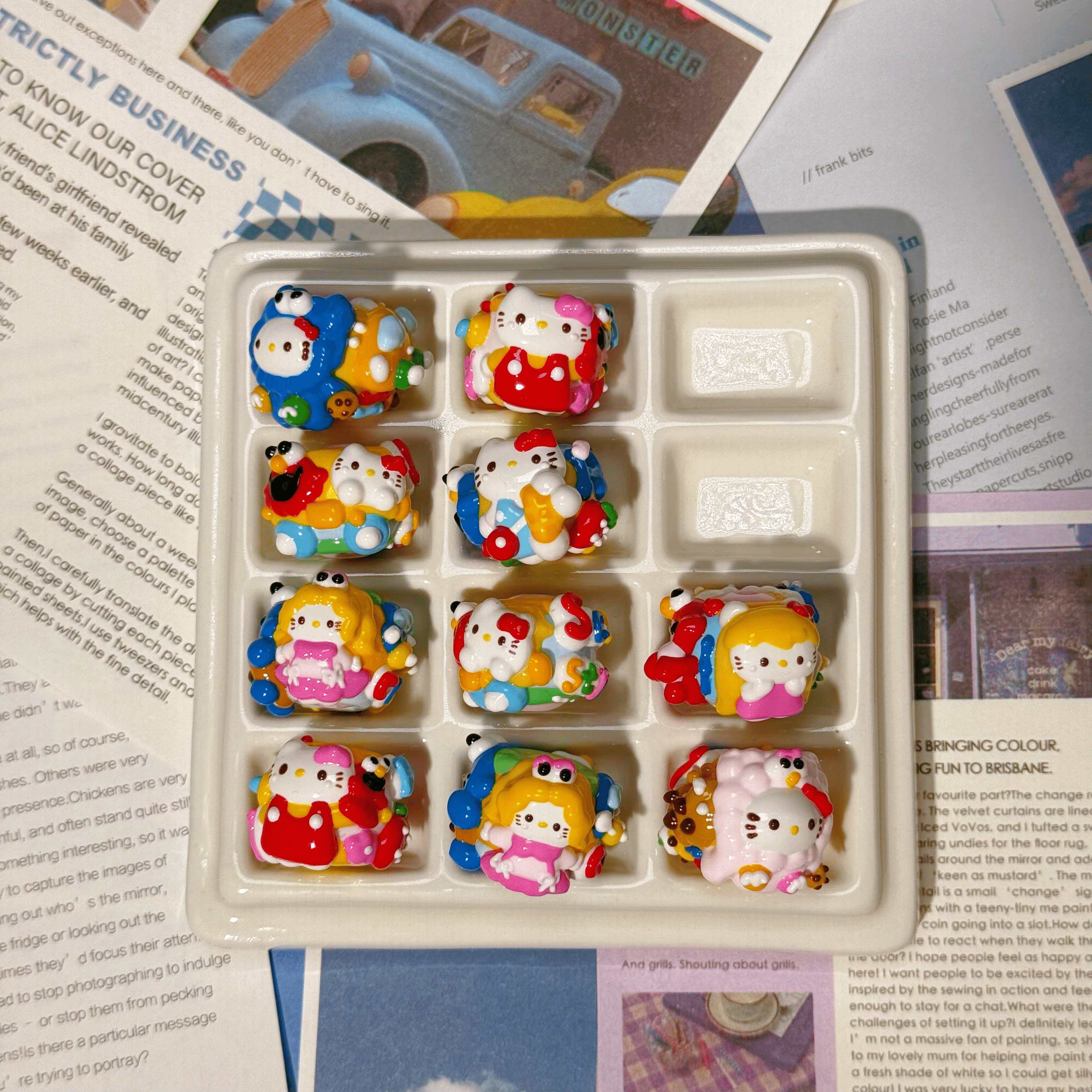 [A1]【Hand-painted beads series】hand-painted beads, character beads, hand-painted dolls