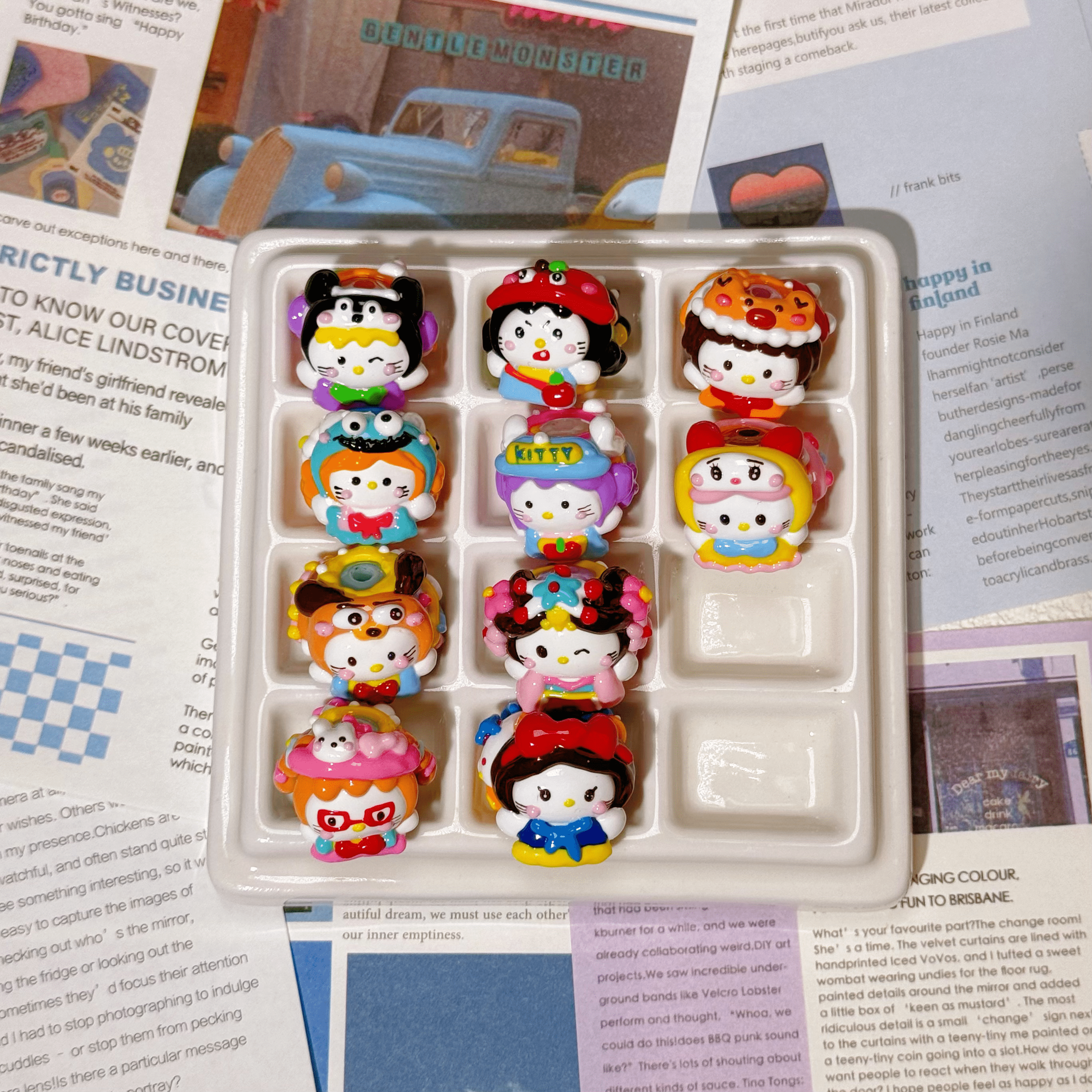 [A1]【Hand-painted beads series】hand-painted beads, character beads, hand-painted dolls