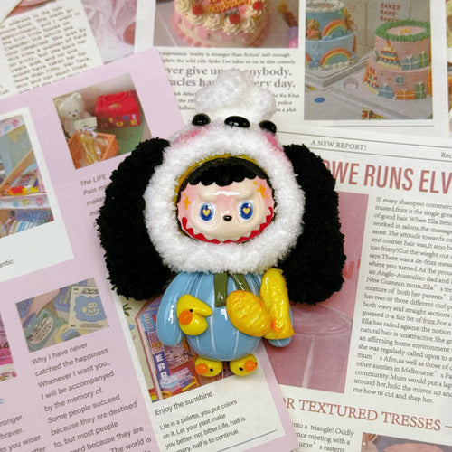 [A11]Hand painted clay dolls