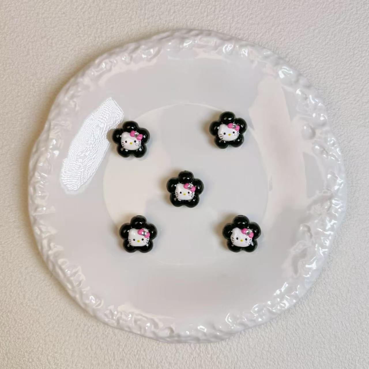 [A28]Hand painted little cute beads,accessories