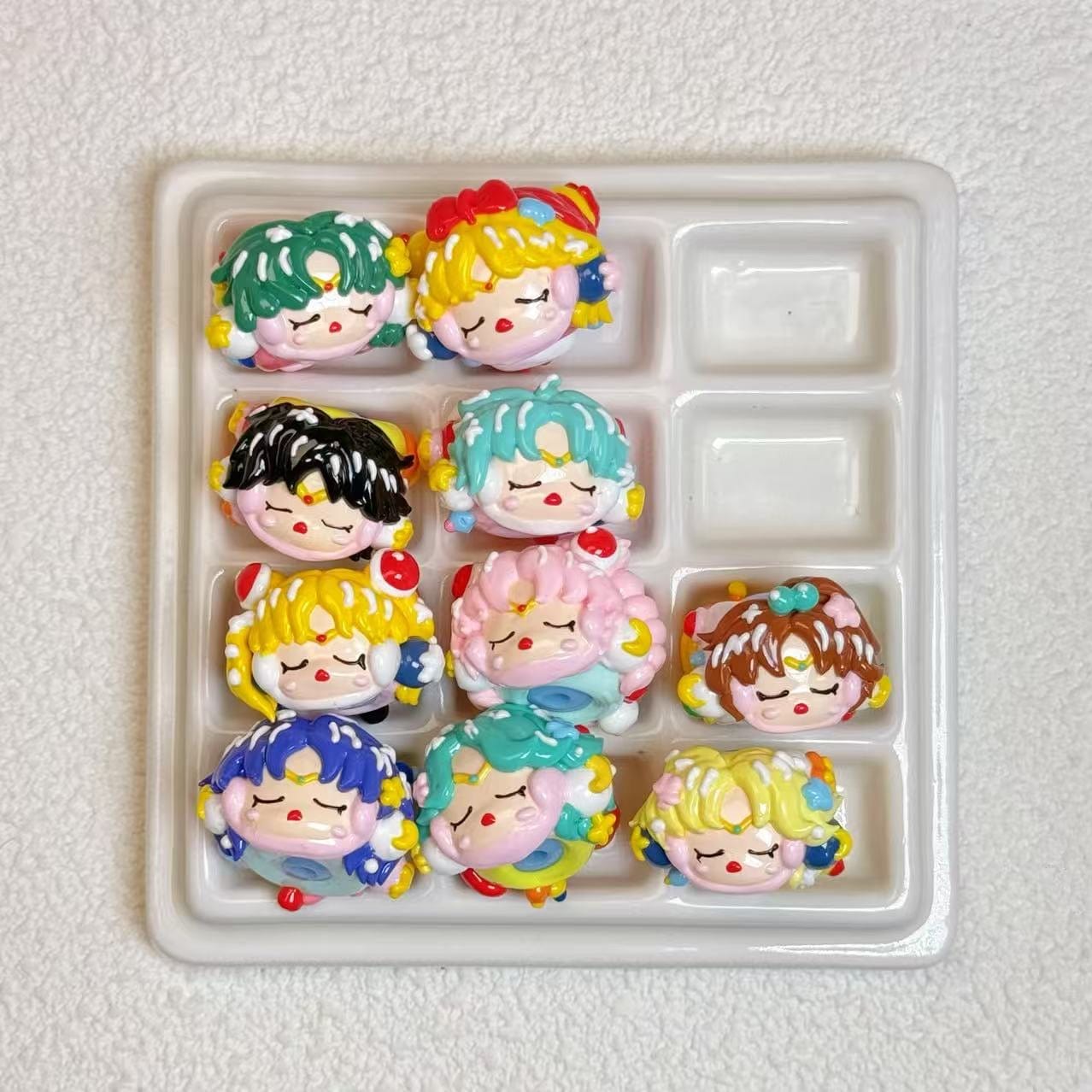 [A1]【Hand-painted beads series】hand-painted beads, character beads, hand-painted dolls
