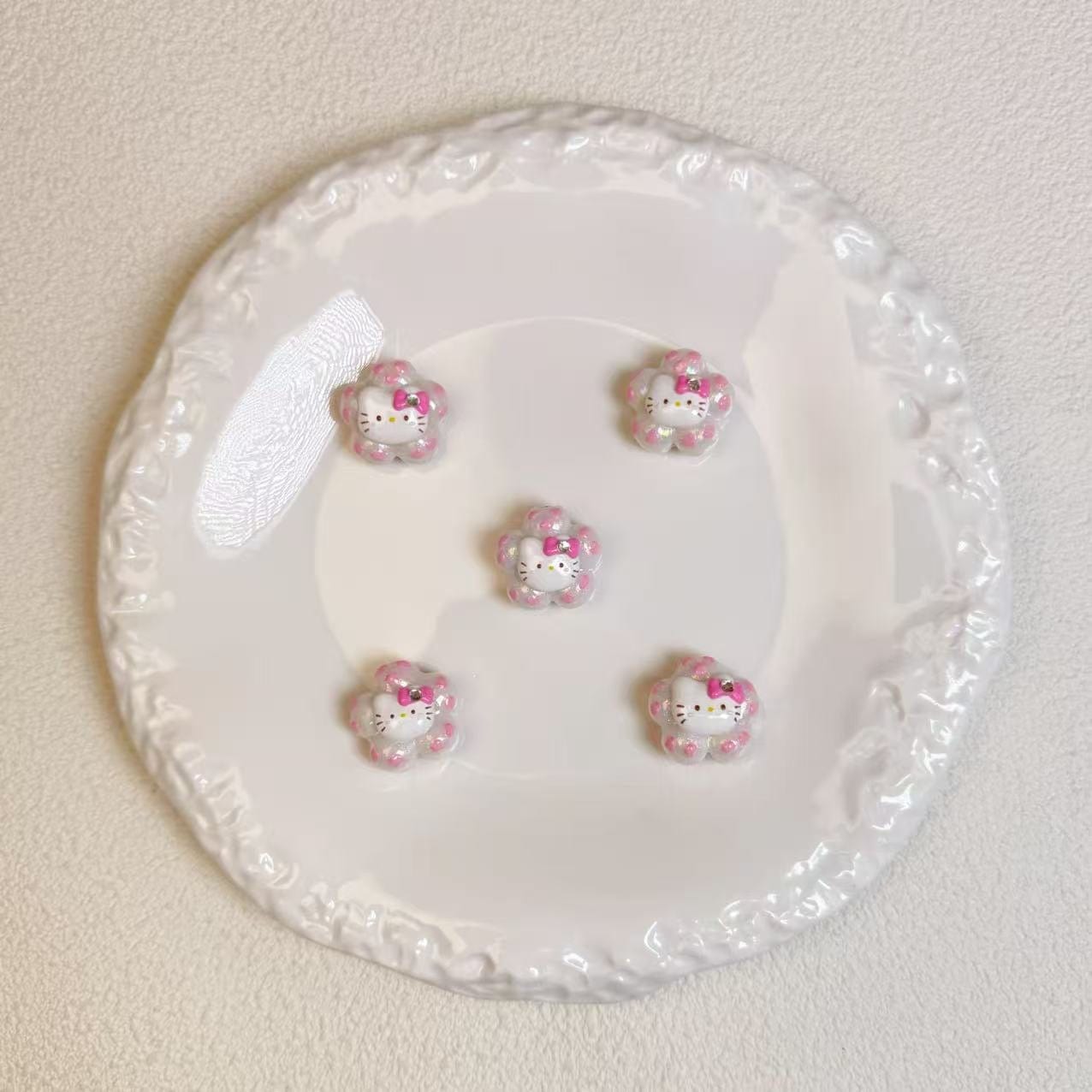 [A28]Hand painted little cute beads,accessories