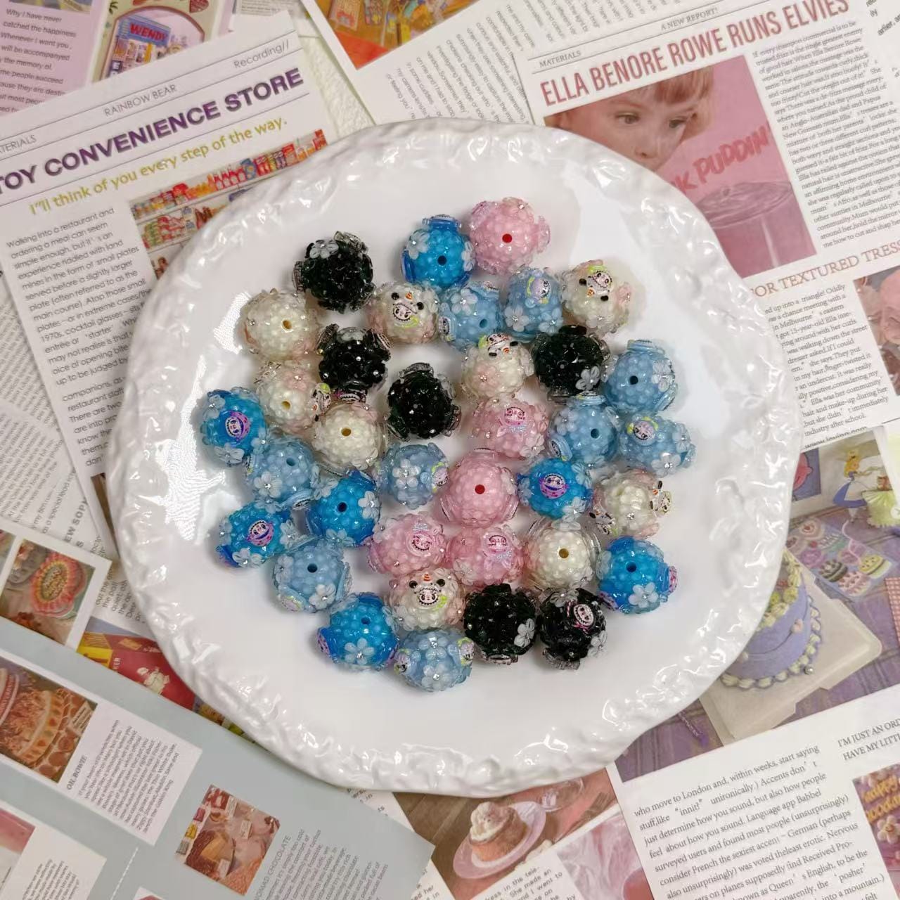 [J1]Rhinestone fancy beads