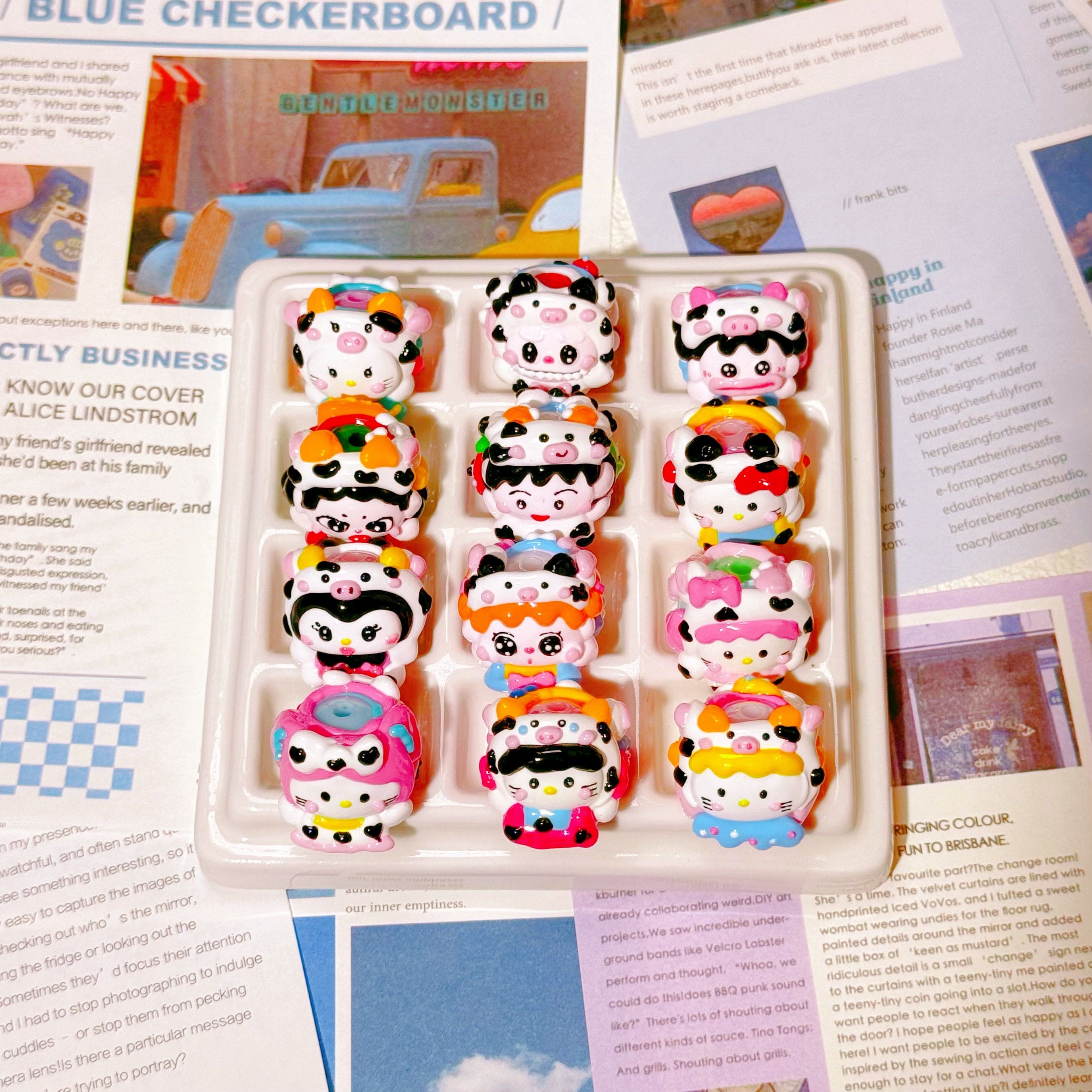 [A1]【Hand-painted beads series】hand-painted beads, character beads, hand-painted dolls