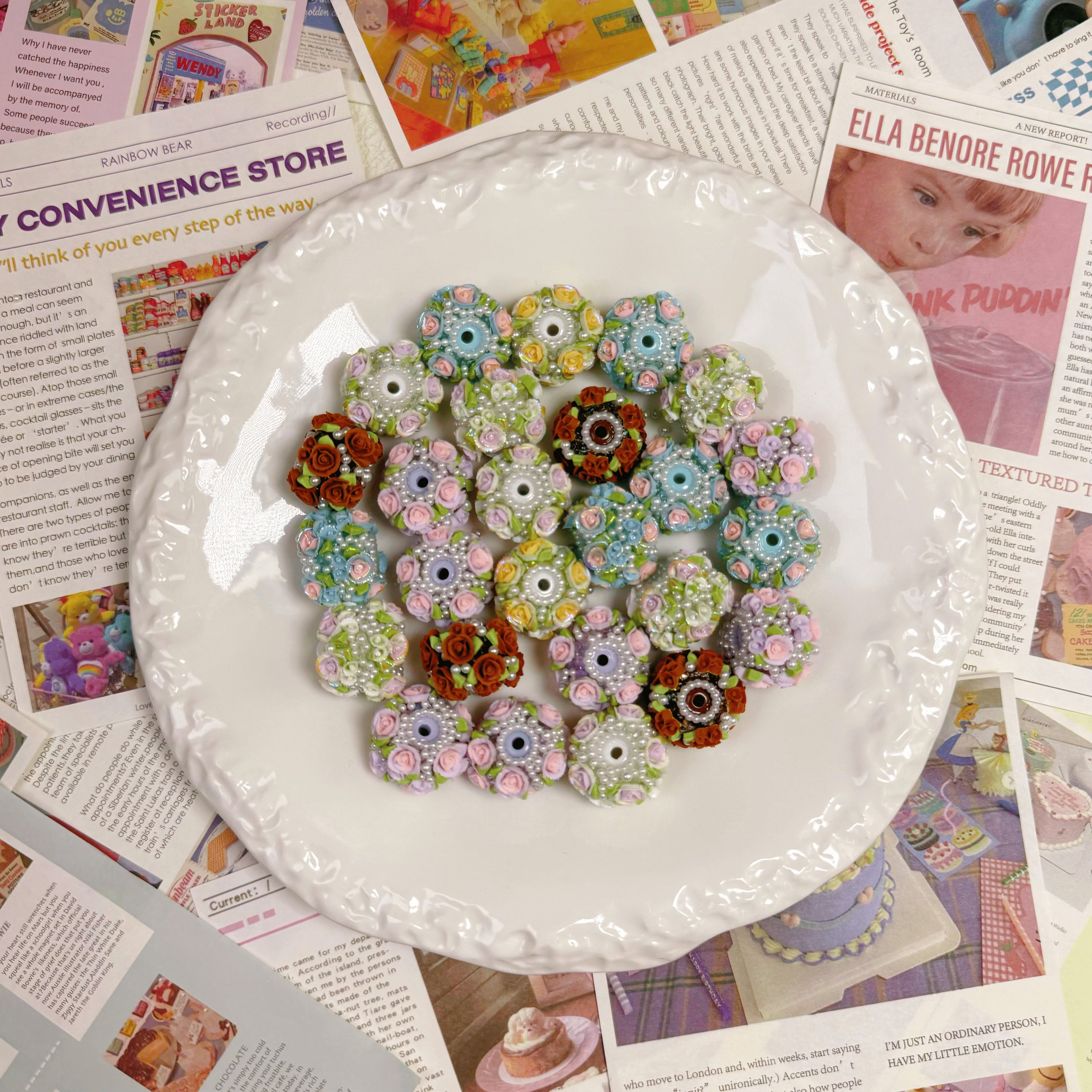[J1]Rhinestone fancy beads