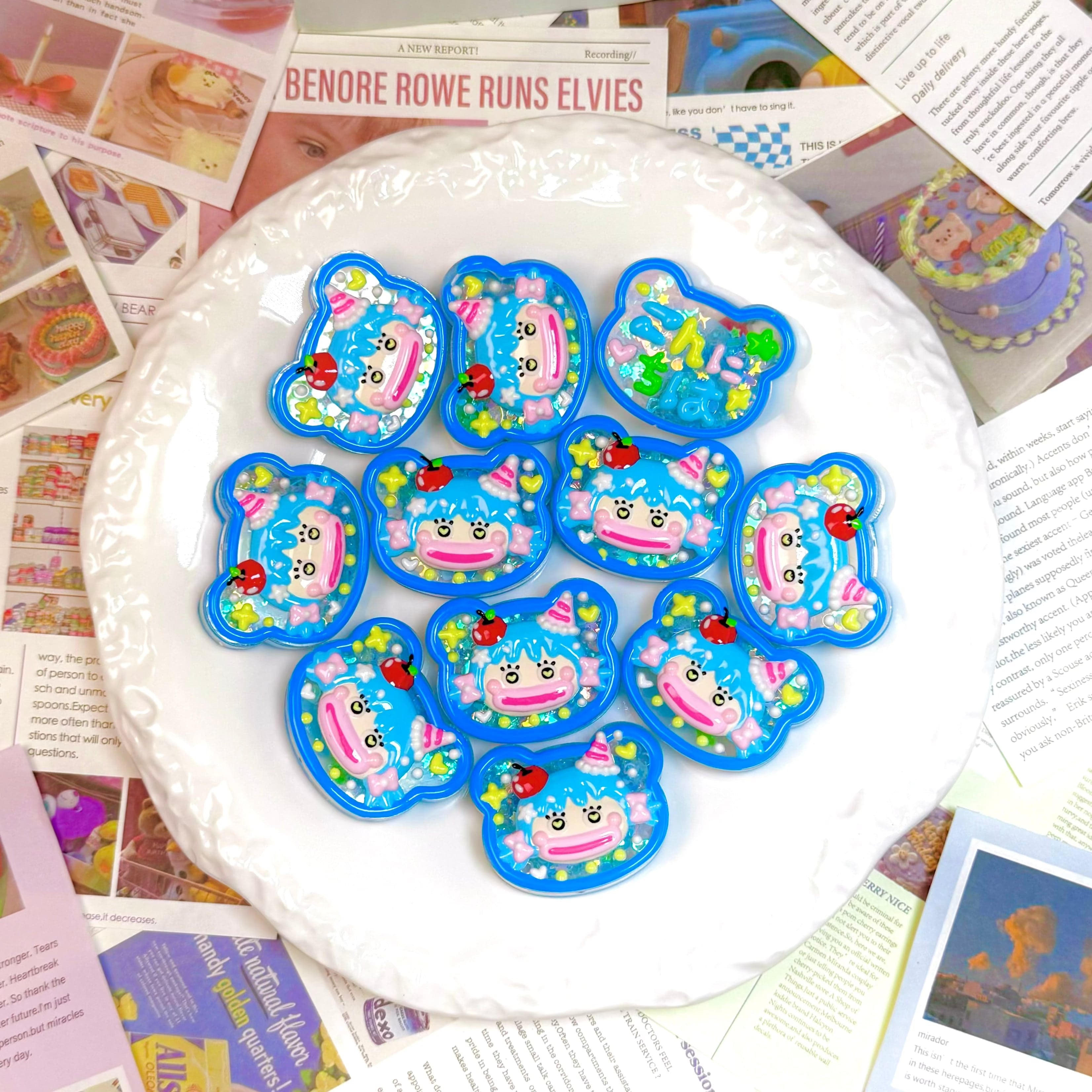 [A17]Hand painted shaker 5pcs