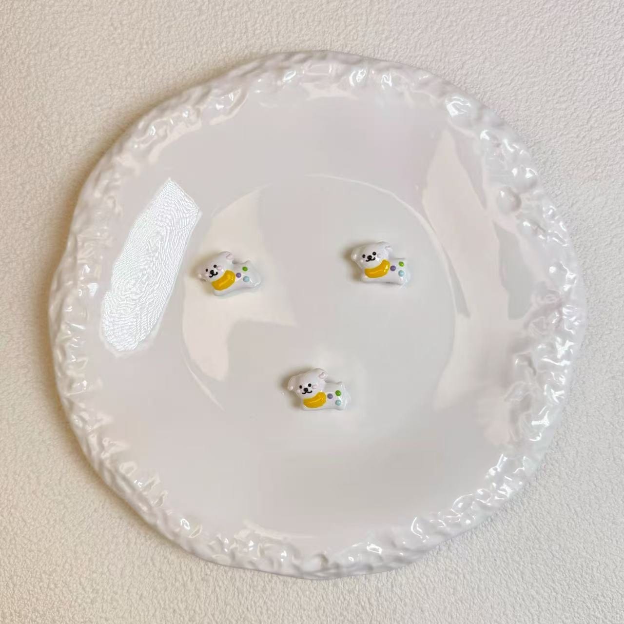 [A28]Hand painted little cute beads,accessories