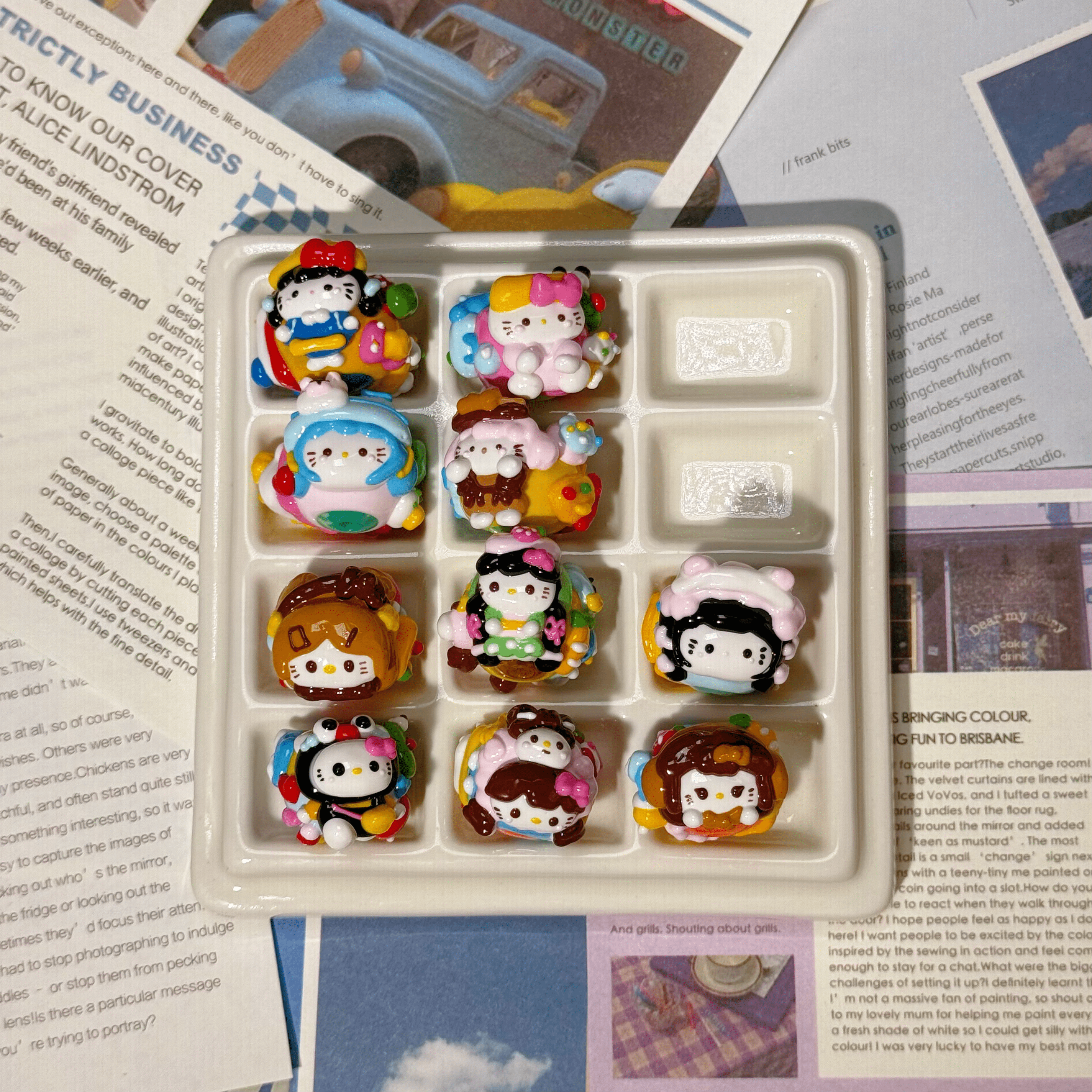 [A1]【Hand-painted beads series】hand-painted beads, character beads, hand-painted dolls