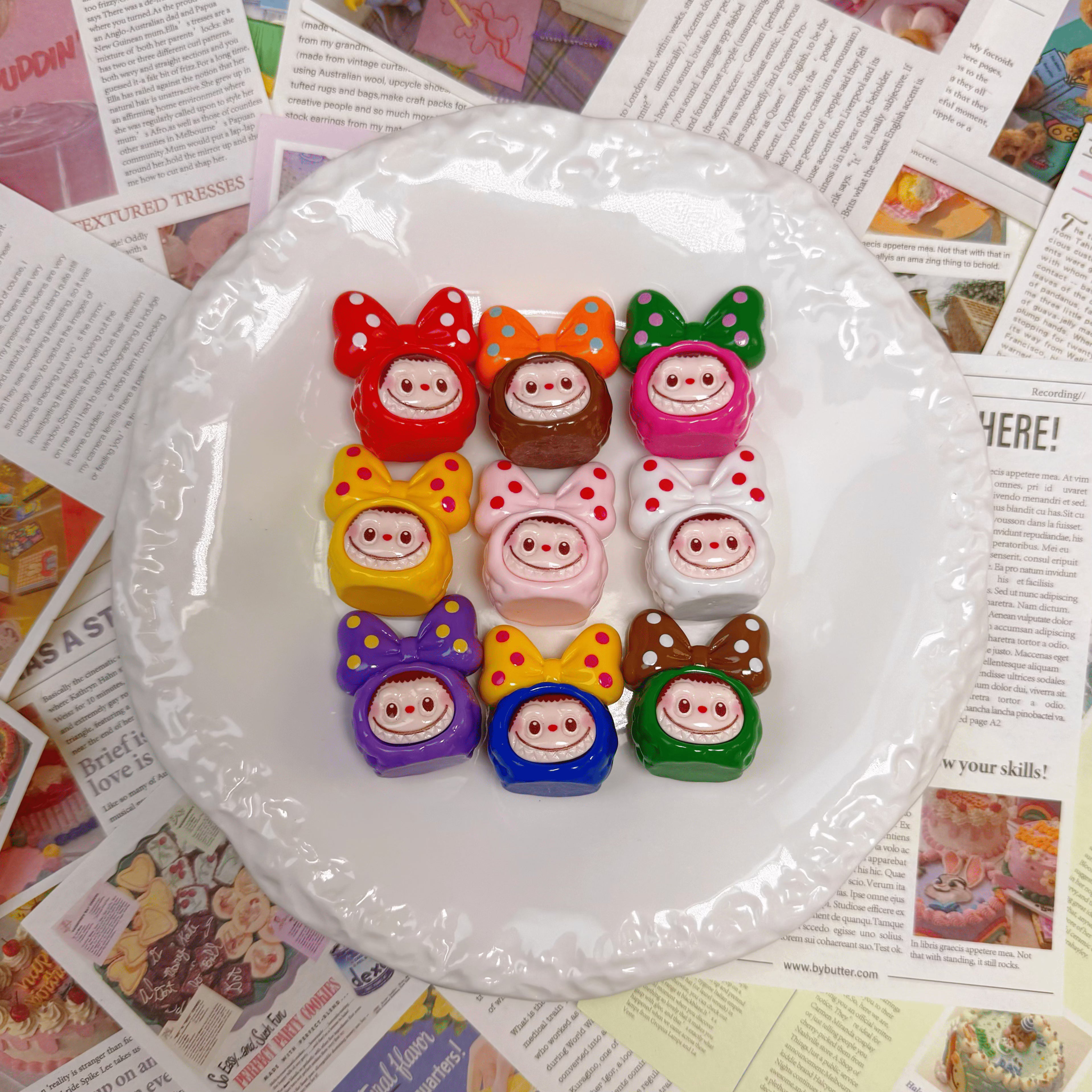 [F3]Character,figures,3D charms no hole