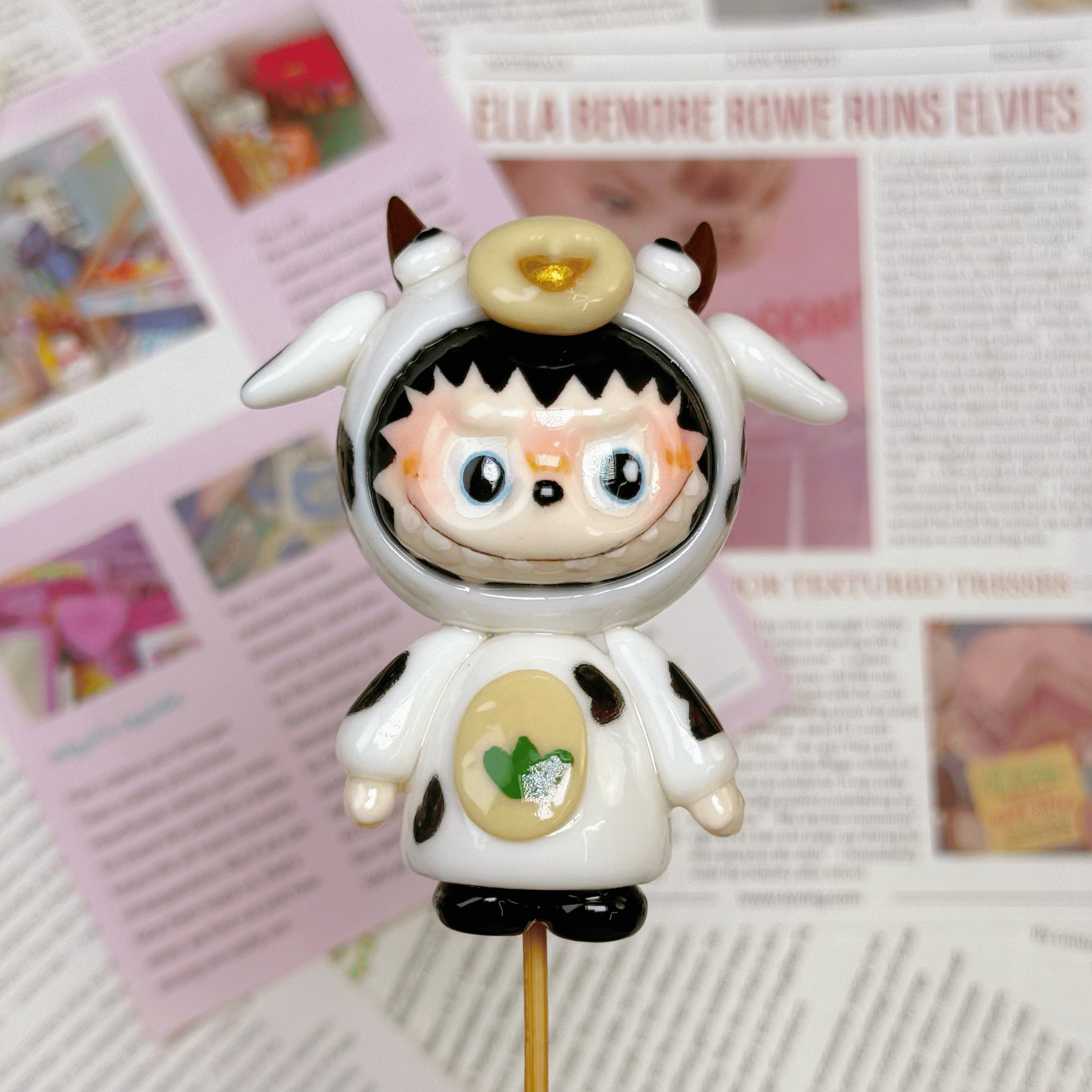 [A11]Hand painted clay dolls