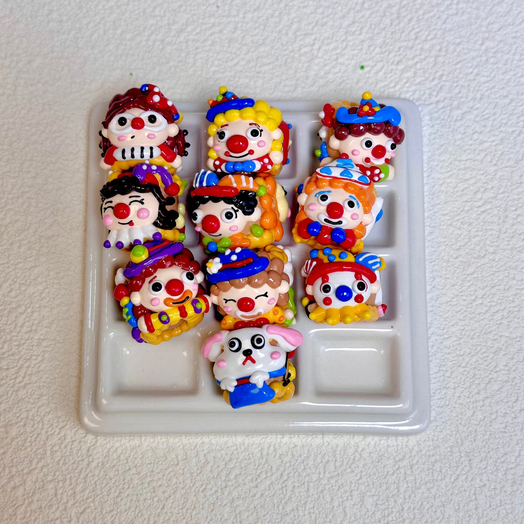[A1]【Hand-painted beads series】hand-painted beads, character beads, hand-painted dolls