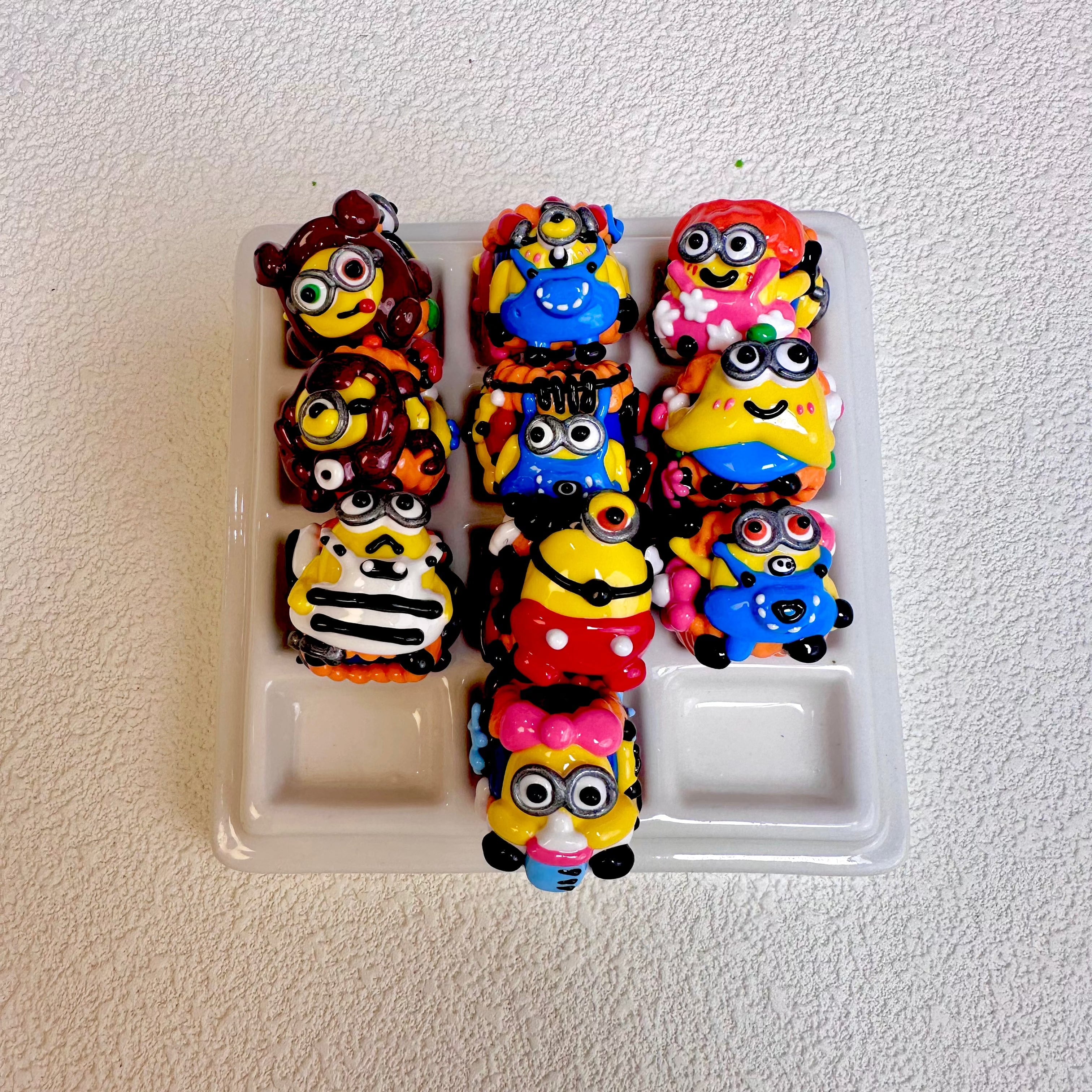 [A1]【Hand-painted beads series】hand-painted beads, character beads, hand-painted dolls