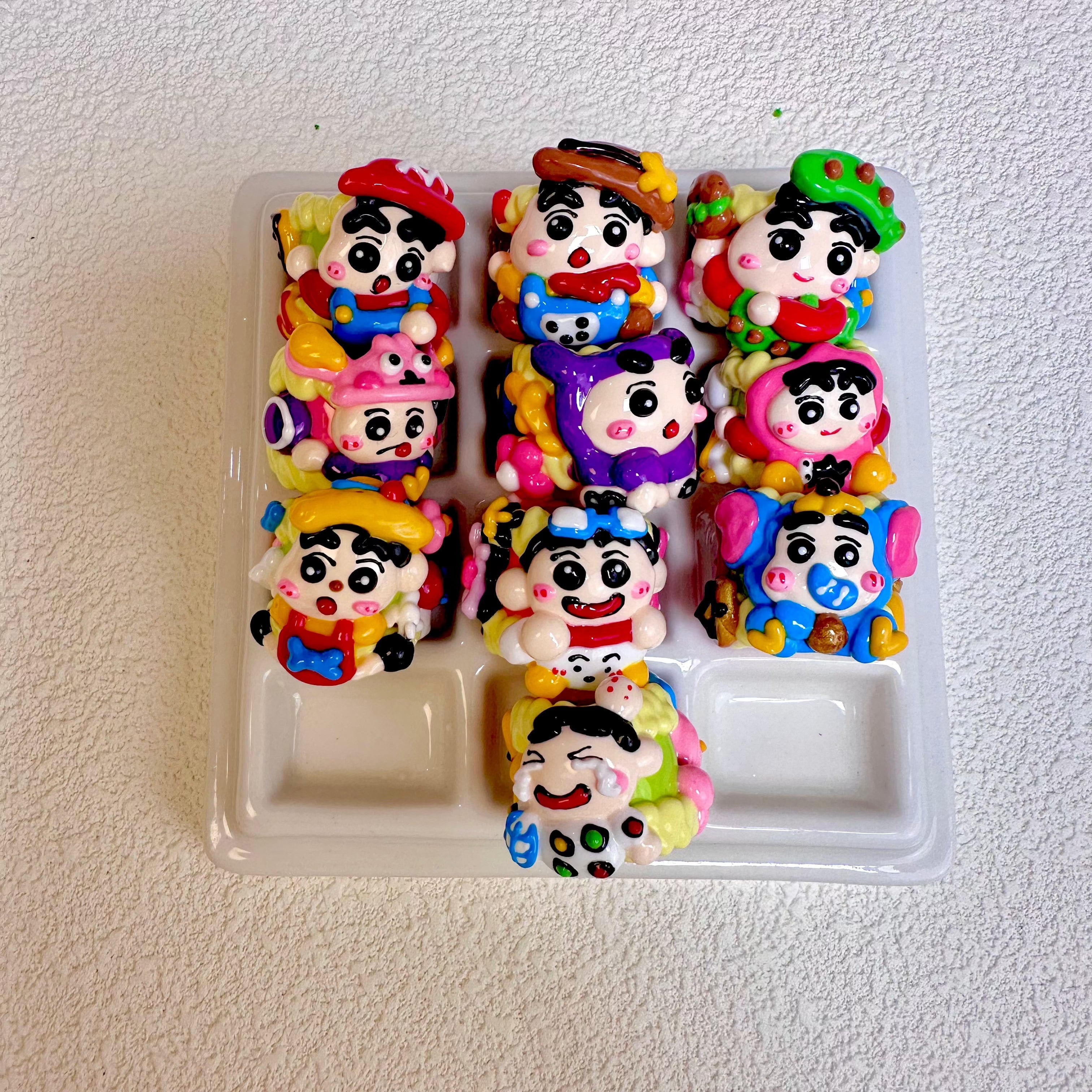 [A1]【Hand-painted beads series】hand-painted beads, character beads, hand-painted dolls