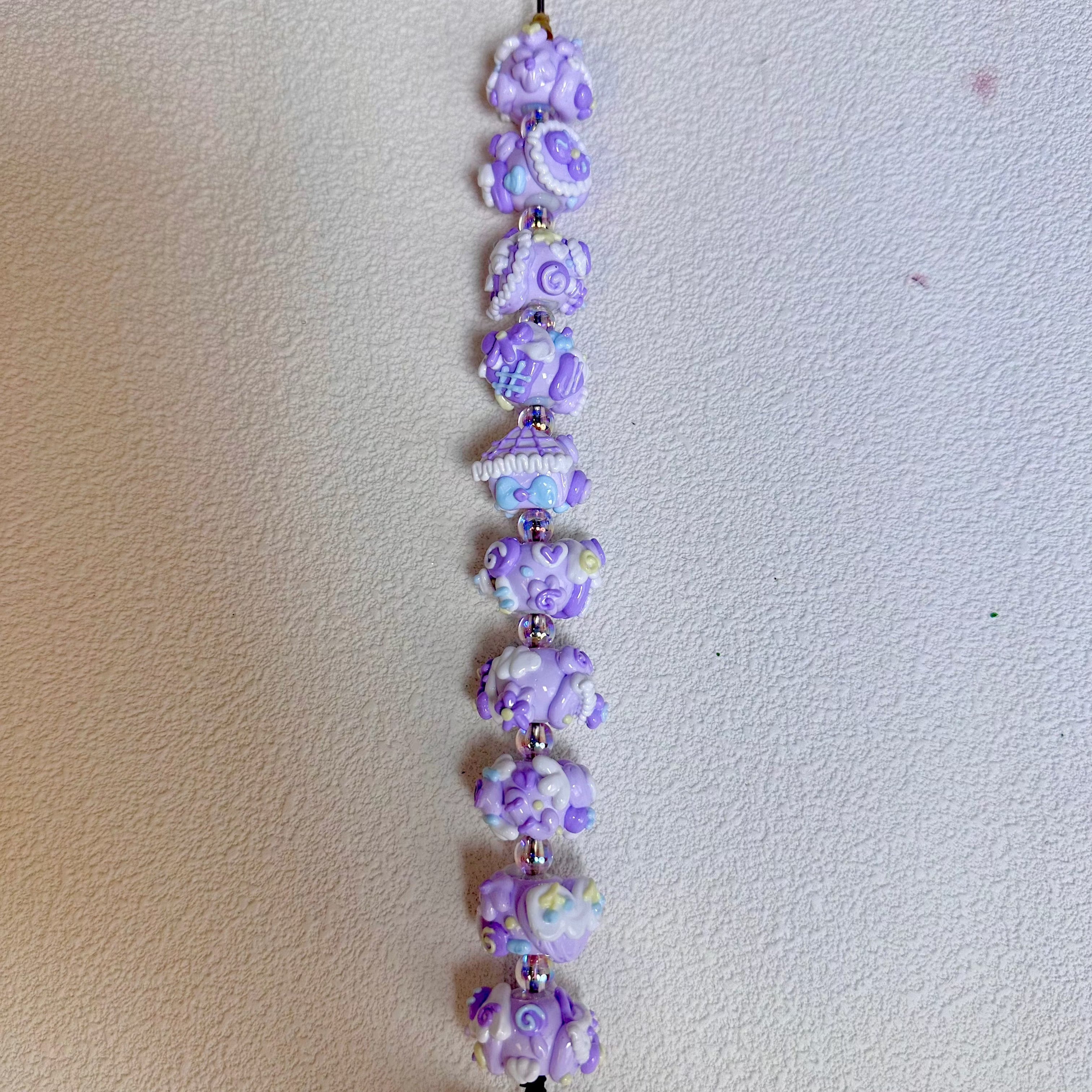 [A20]Hand painted character beads, cute beads