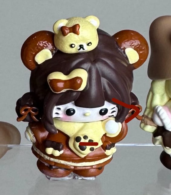 [A3]hand painted small dolls 1pc