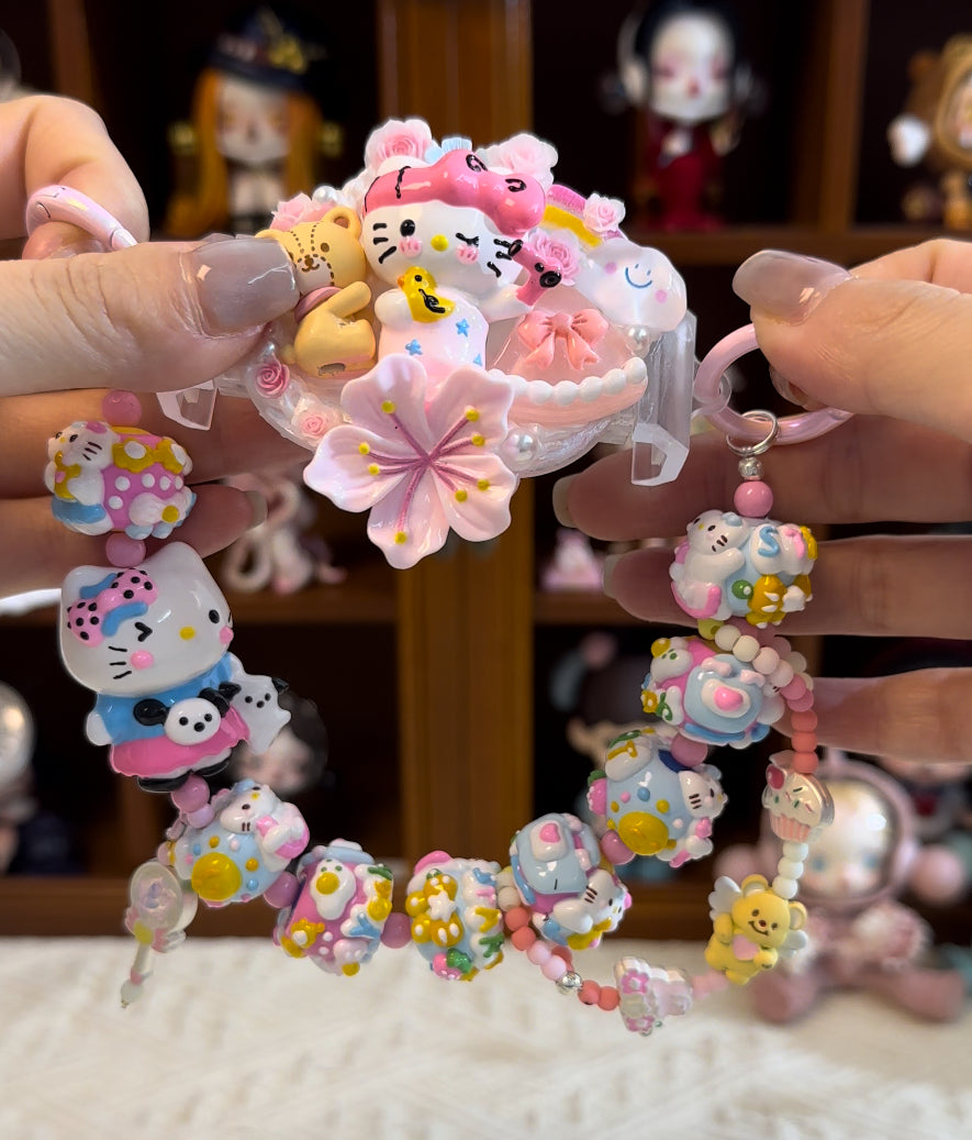 【Hand-painted beads series】hand-painted beads, character beads, hand-painted dolls