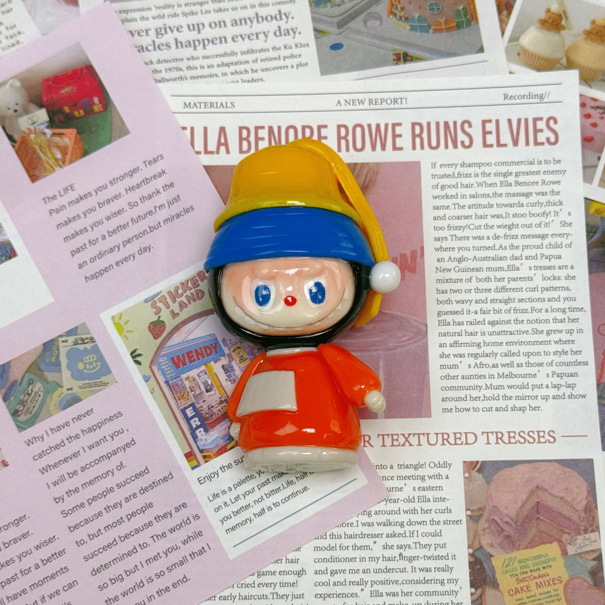 [A11]Hand painted clay dolls
