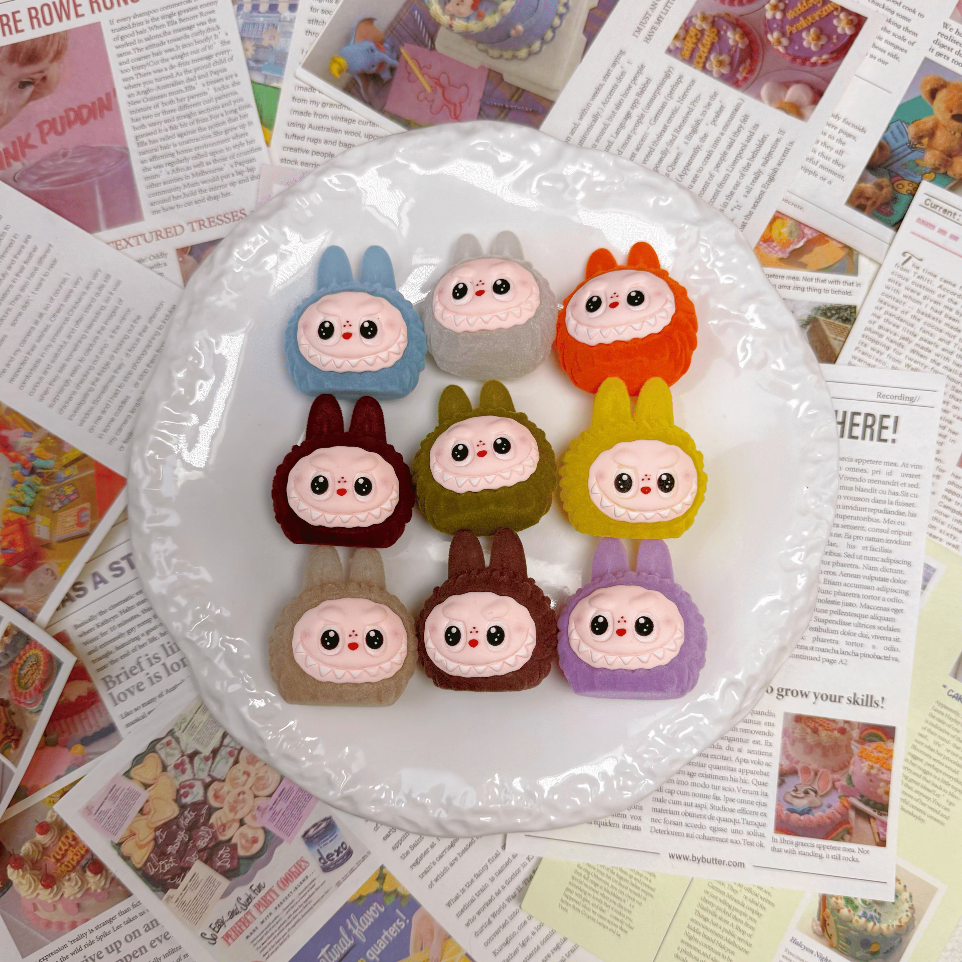 [F3]Character,figures,3D charms no hole