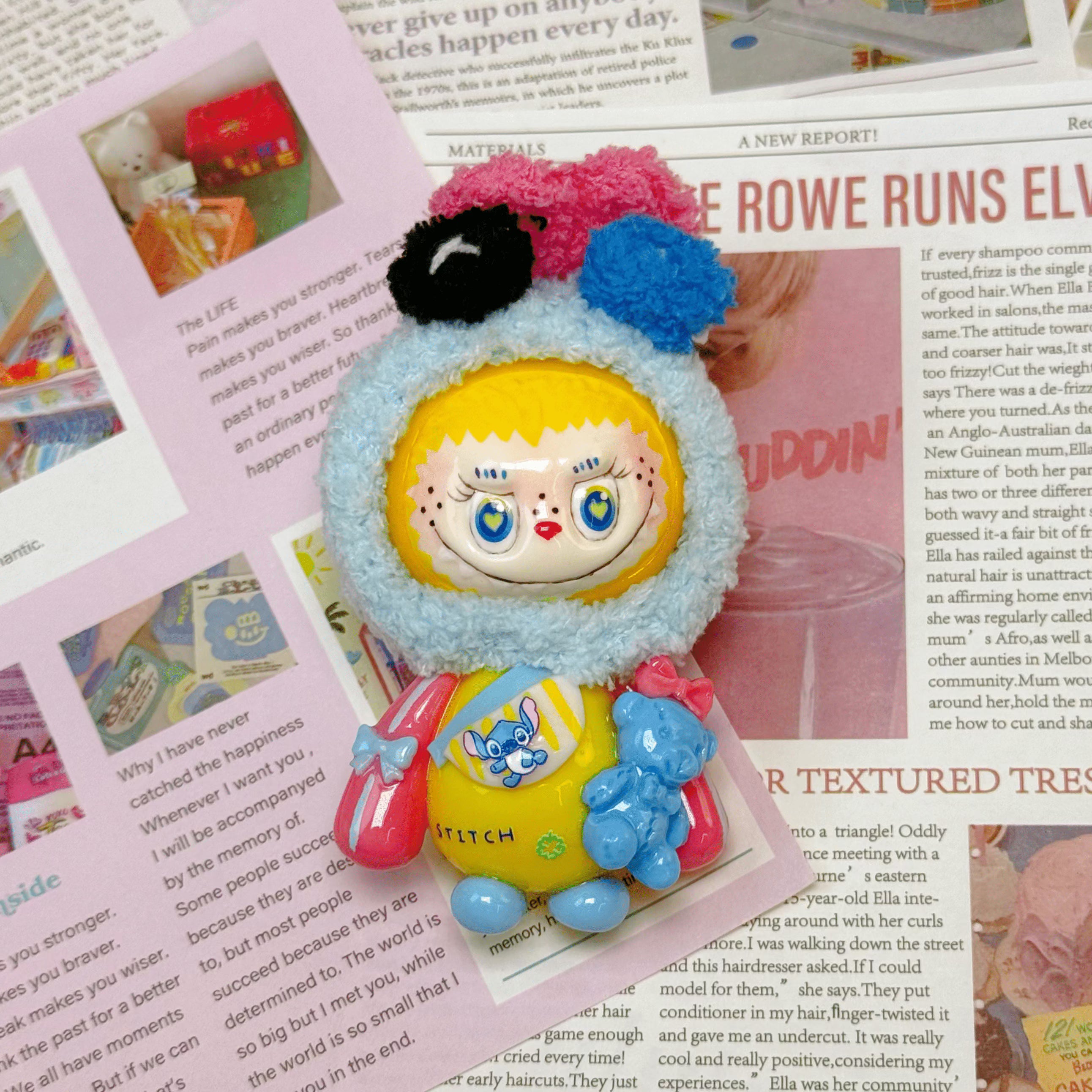 [A11]Hand painted clay dolls