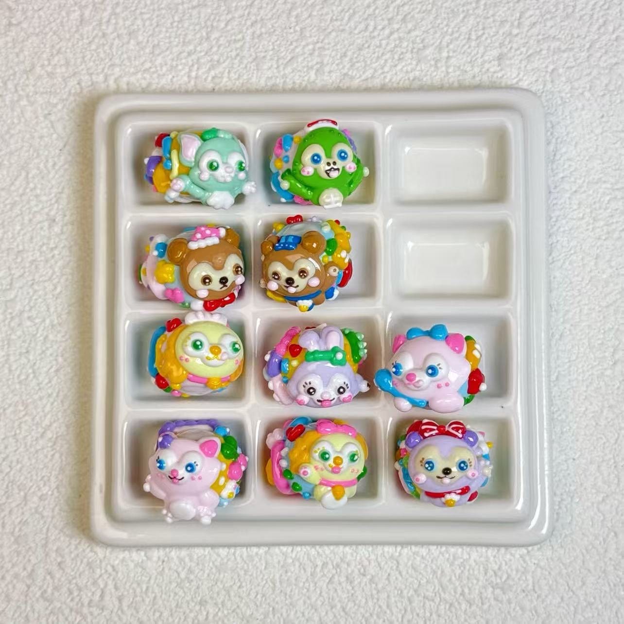 [A1]【Hand-painted beads series】hand-painted beads, character beads, hand-painted dolls
