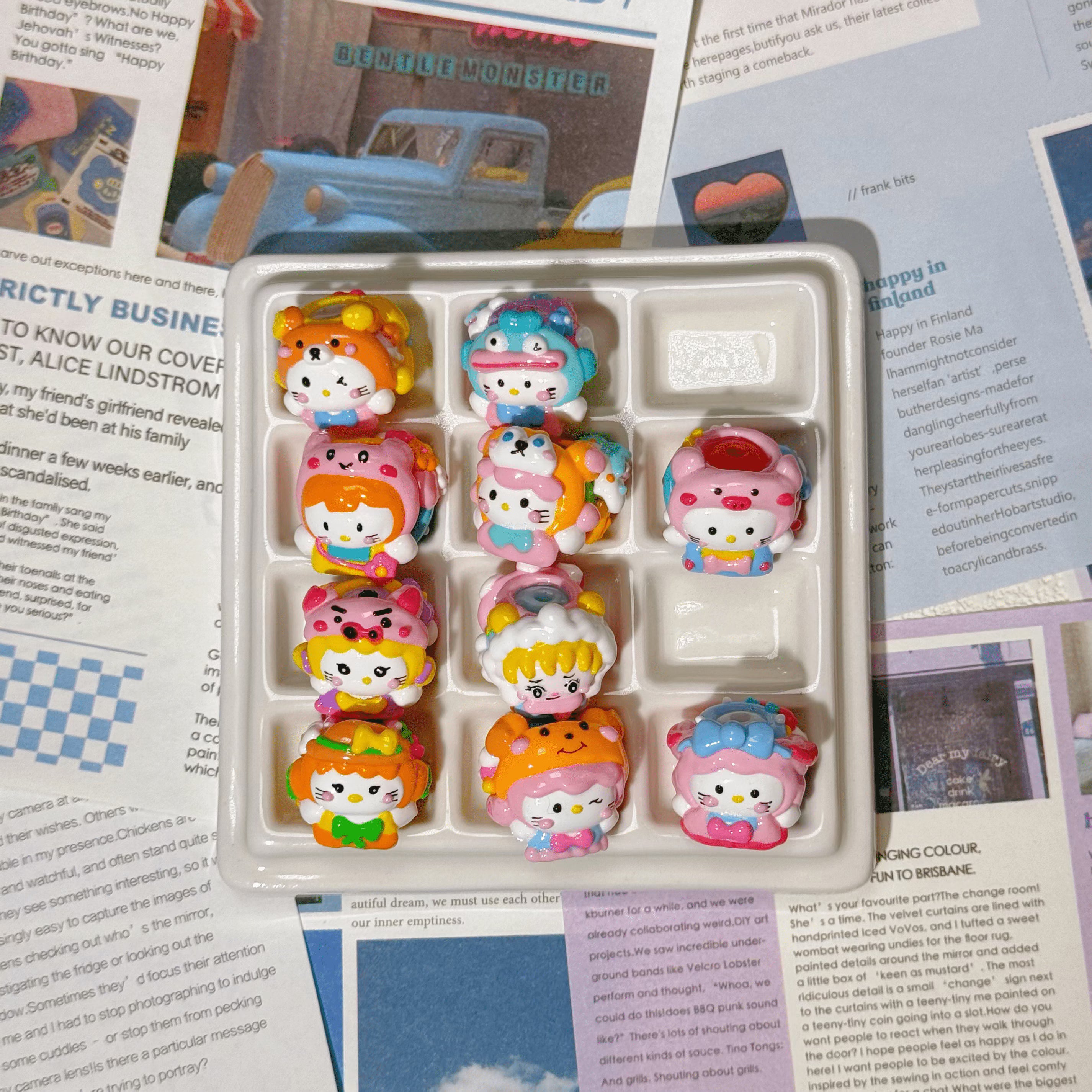 [A1]【Hand-painted beads series】hand-painted beads, character beads, hand-painted dolls