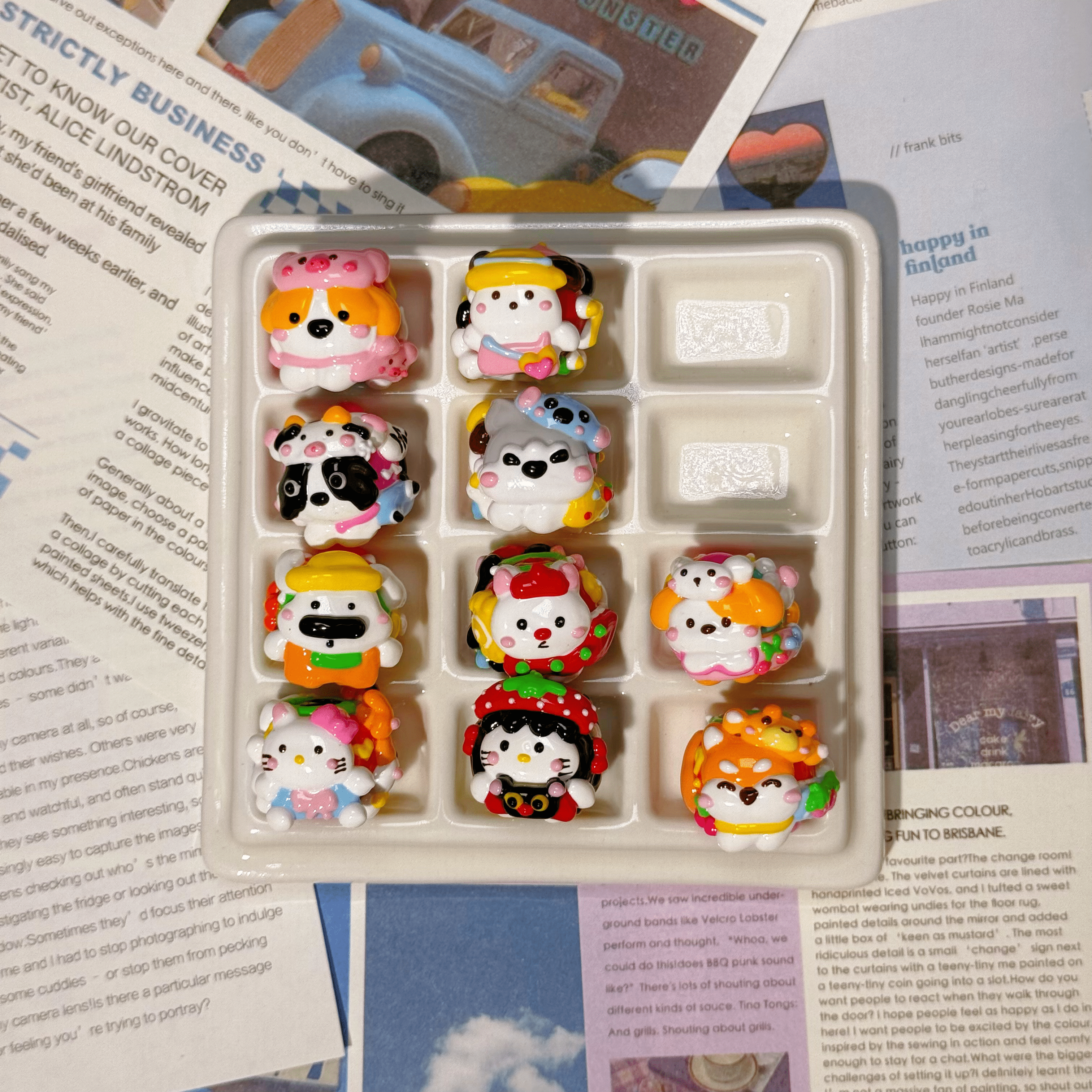 [A1]【Hand-painted beads series】hand-painted beads, character beads, hand-painted dolls