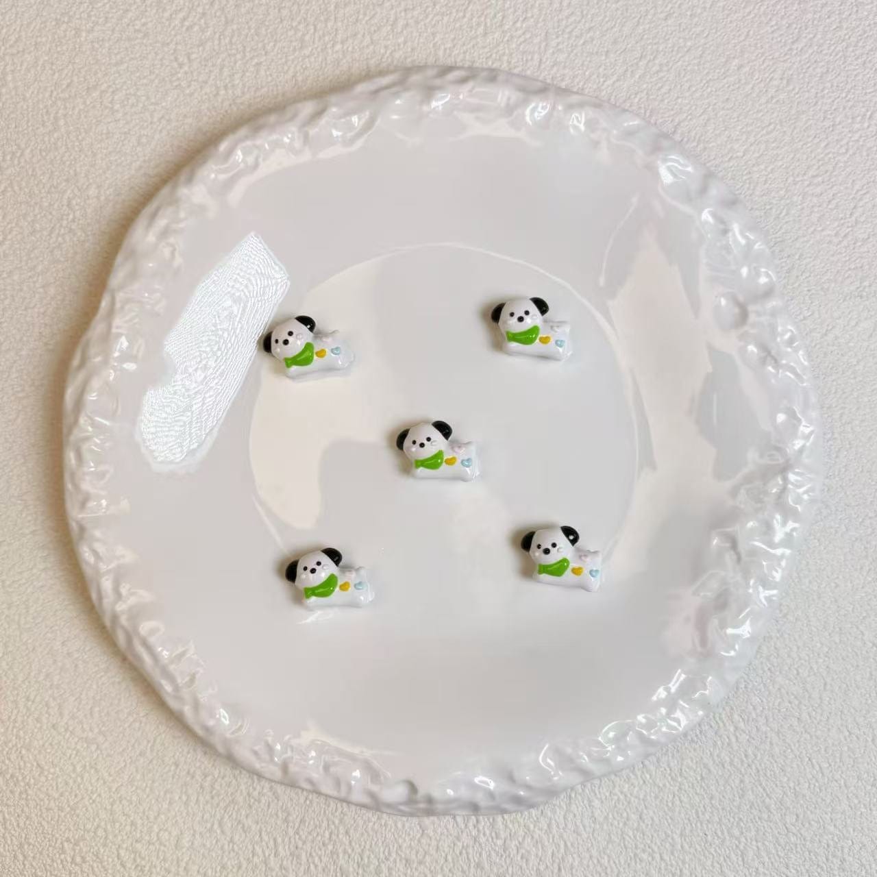 [A28]Hand painted little cute beads,accessories